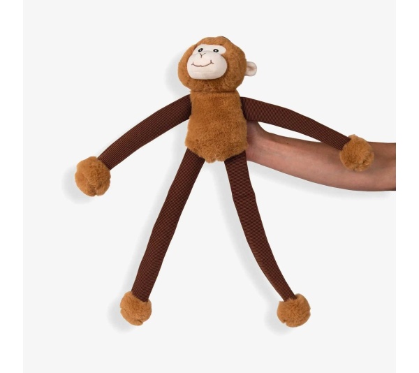 Brown - NANDOG Bungee Sheep Plush Dog Toy