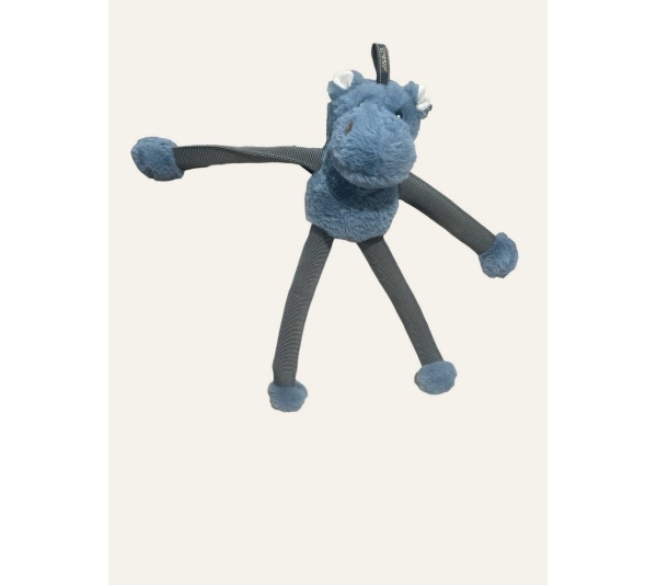 NANDOG My BFF Hipo Blue Bungee Dog Toy