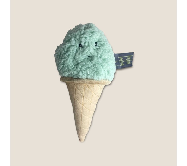 NANDOG My BFF Mint Ice Cream Plush Dog Toy