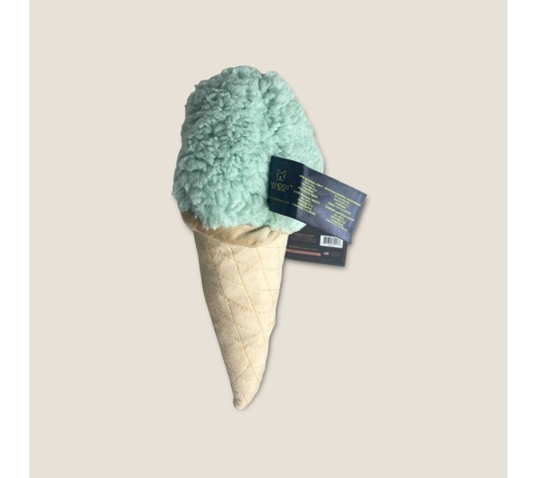 NANDOG My BFF Mint Ice Cream Plush Dog Toy