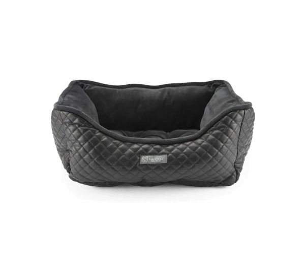 BLACK - NANDOG Prive Collection Quilted Vegan Leather