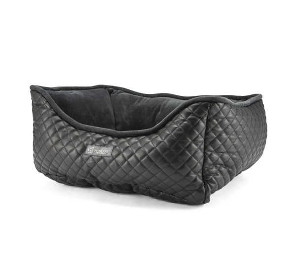 BLACK - NANDOG Prive Collection Quilted Vegan Leather