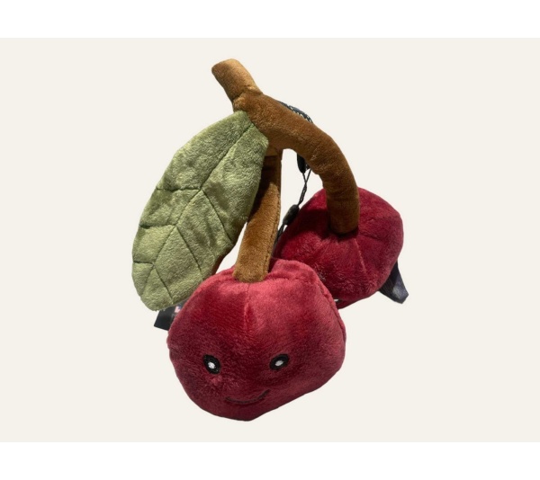 NANDOG My BFF Small Cherry Plush Dog Toy