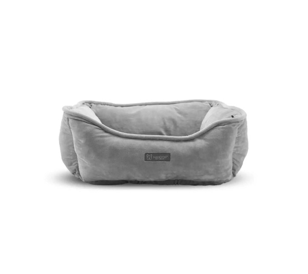 LIGHT GRAY - NANDOG Reversible Micro-Plush Fabric Pet Bed