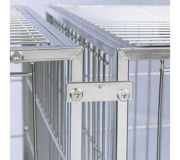 PS Modular Cage Connectors SS 4Pk