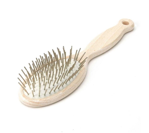 AS Wooden Pin Brush Oval