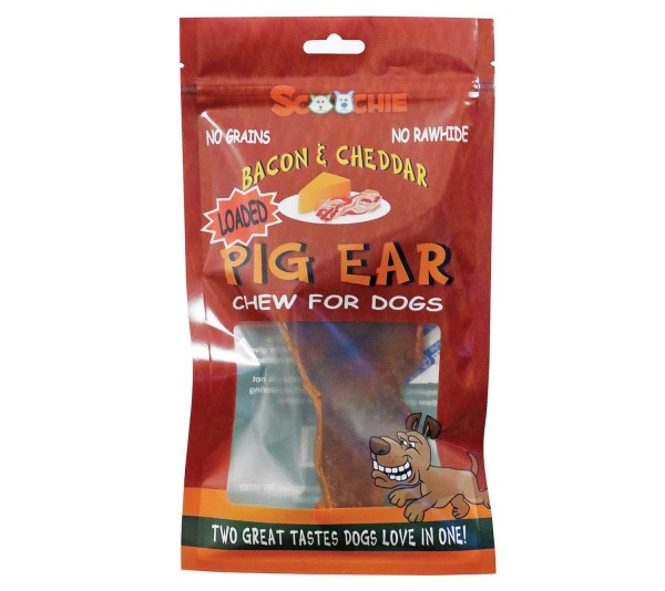 SCP Bacon Cheddar Loaded Pig Ear 1pk