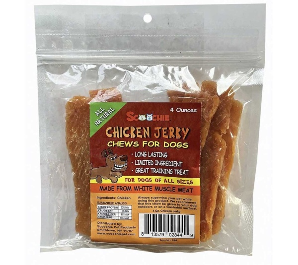 SCP Chicken Jerky 4oz bag