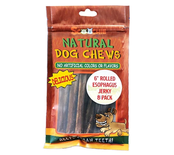 SCP Rolled Esophagus Jerky 6in 8pk