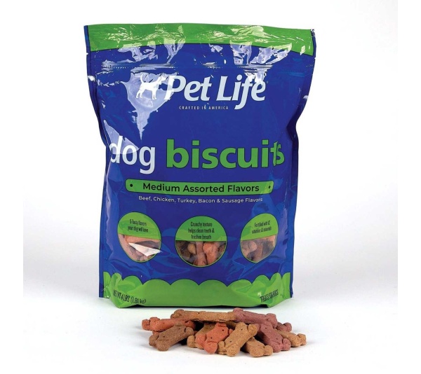 Pet Life Medium Assorted Biscuits 4Lb