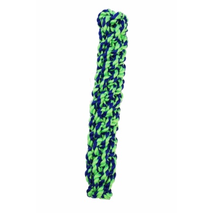 Blue / Green  - Amazing Pet Products Retriever Rope  - 12.5"