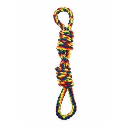 Multi Color - Amazing Pet Products Rope With Handle  - 20"