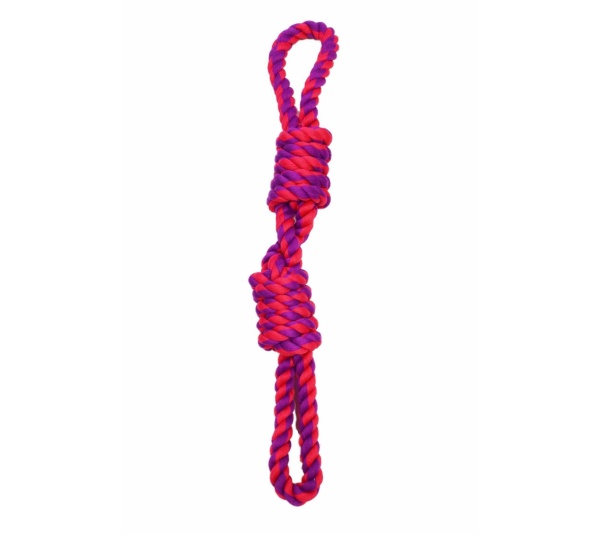 Purple / Magenta - Amazing Pet Products Rope With Handle  - 20"