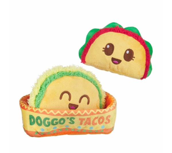 BARK Doggos Tacos Plush Dog Toy