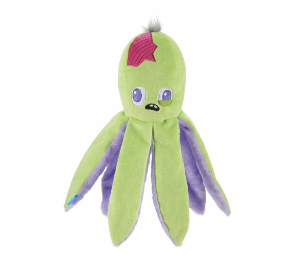 BARK Undead Ollie The Octopus Plush Dog Toy