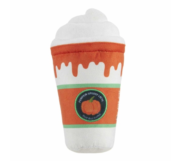 BARK Whipped Pupkin Latte Plush Dog Toy