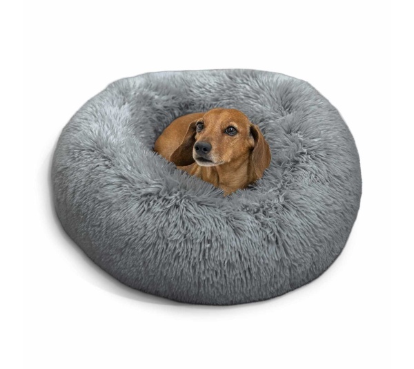 Grey - Best Friends by Sheri Donut Shag  - 23x23