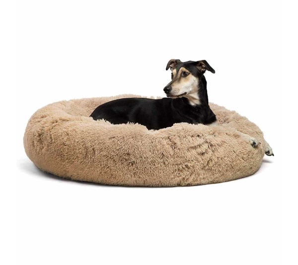 Taupe - Best Friends by Sheri Donut Shag  - 36x36