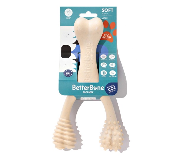 Betterbone Soft Beef Dog Chew Toy  - Large