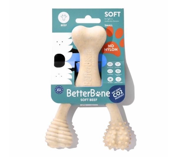 Betterbone Soft Beef Dog Chew Toy  - Small