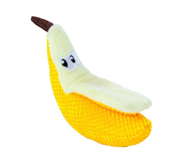 Catstages Dental Banana Yellow Cat Toy