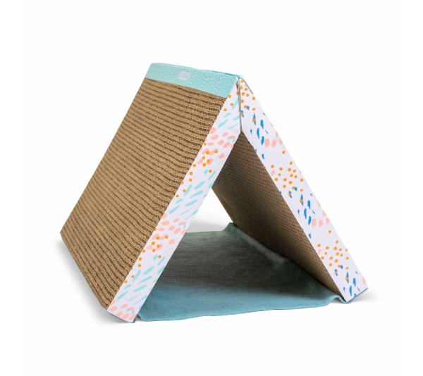Catstages Fold Away Tunnel and Corrugated Cat Scratcher