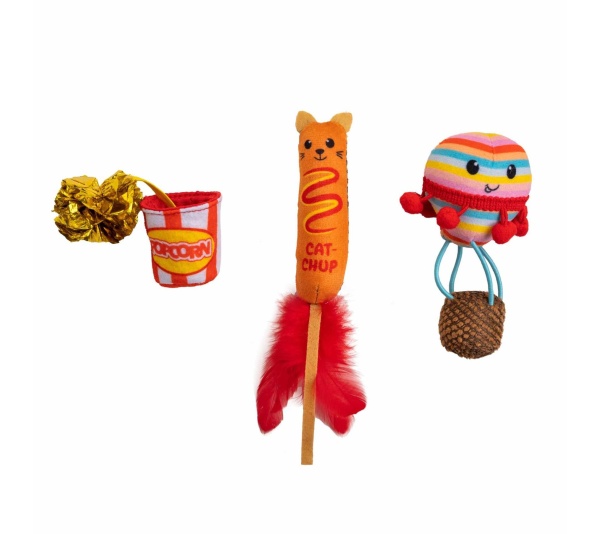 Catstages Pawrty Catnip Cat Toys 3 Pk
