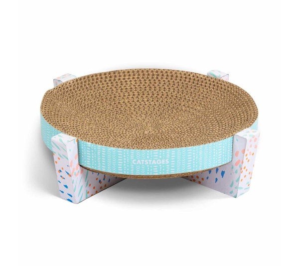 Catstages Scratch, Snuggle & Rest Corrugated Cat Scratcher With Catnip