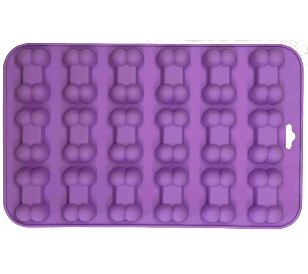 Dogtastic Jelly Shots Silicone Mold Bone Shape 9"