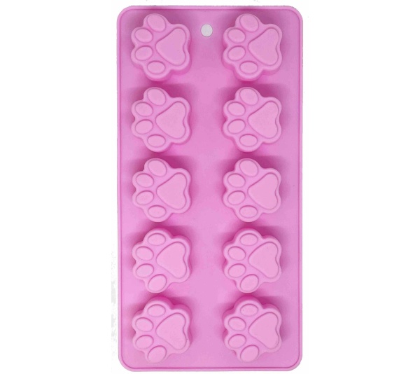 Dogtastic Jelly Shots Silicone Mold Paw Shape 8.5"