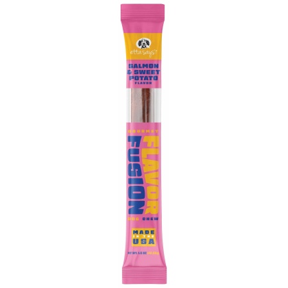 Etta Says!  Flavor Fusion Dog Chew Salmon and Sweet Potato 1.5 oz  12ct