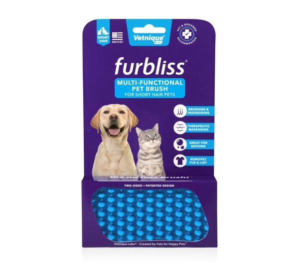 Furbliss Blue Brush Short Hair SM
