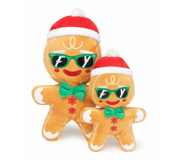 FuzzYard Dog Toy Jolly Gingerboi  - S