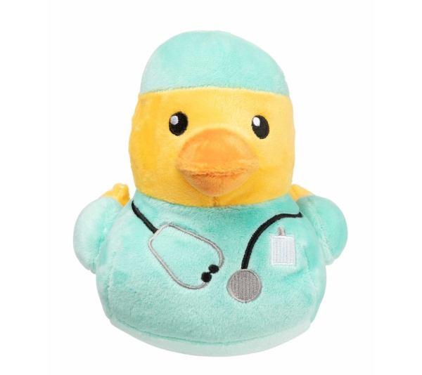 FuzzYard Ducktor Plush Dog Toy