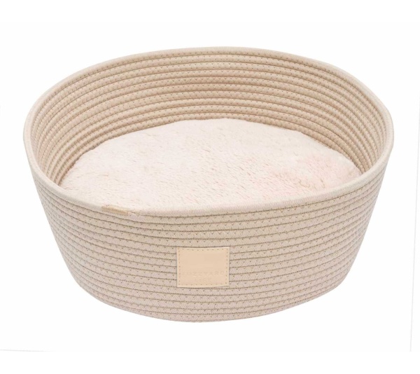 Sandstone - FuzzYard Life Rope Basket Bed