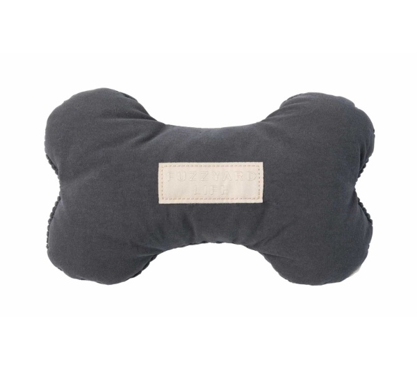 Slate Grey - FuzzYard Life Toy Bone  - S