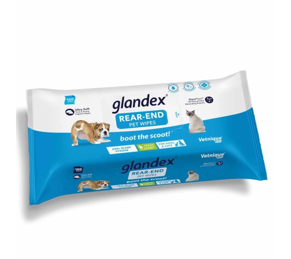 Glandex Anal Gland Pet Wipes 100ct