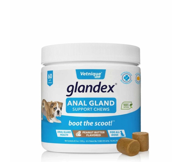 Glandex Anal Gland Soft Chew Peanut Butter  - 60ct