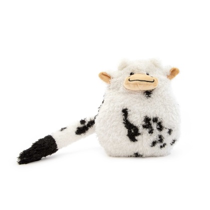 GURU Pet Company Hide-A-Tail Cow Interactive Plush Dog Puzzle Toy  - Medium