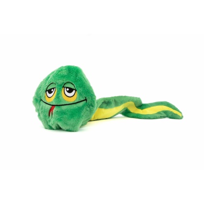 GURU Pet Company Hide-A-Tail Green Snake Interactive Plush Dog Puzzle Toy  - Large