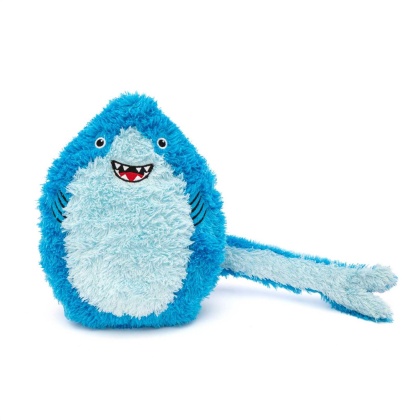 GURU Pet Company Hide-A-Tail Shark Interactive Plush Dog Puzzle Toy  - Medium
