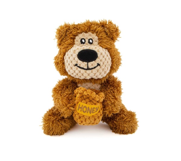GURU Pet Company Loveys Bear Plush Dog Toy Medium