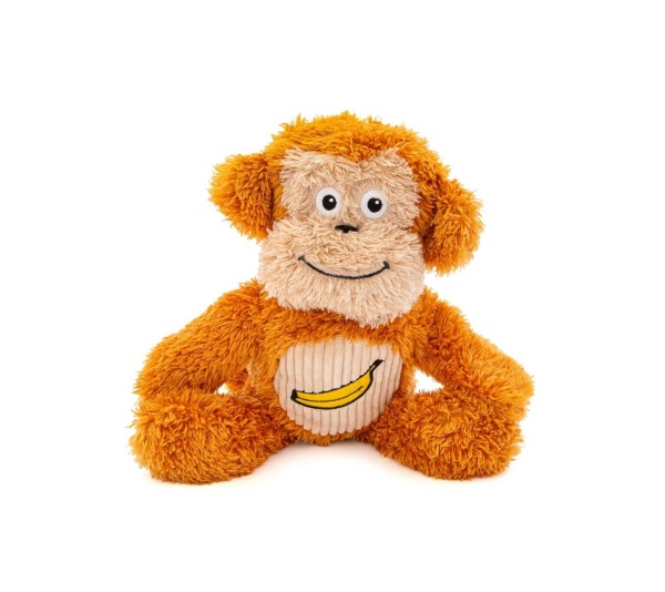GURU Pet Company Soft Scents Monkey Plush Dog Toy Medium