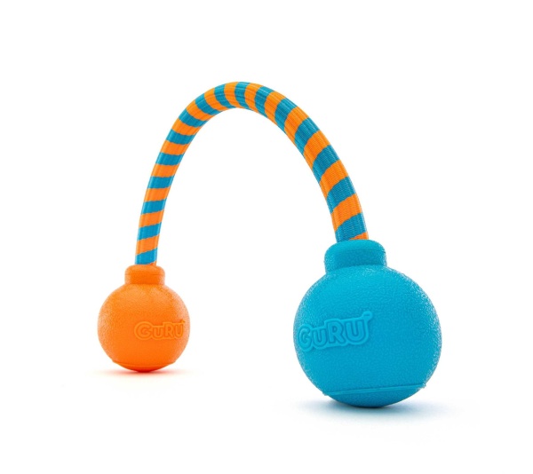 GURU Pet Company Squeaking Rope & Tug Dog Toy Medium