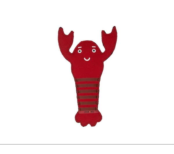 Jax & Bones Lola the Lobster Dog Toy Red 11"