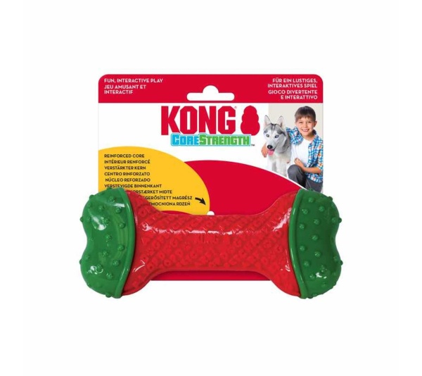 KONG Holiday CoreStrength(TM) Bone  - Md/Lg