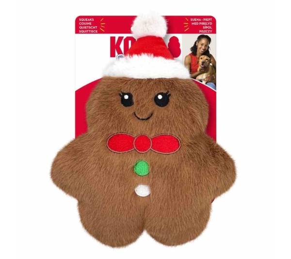 KONG Holiday Snuzzles Gingerbread Md