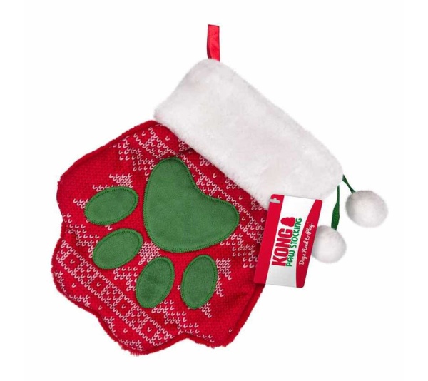 KONG Holiday Stocking Paw Large