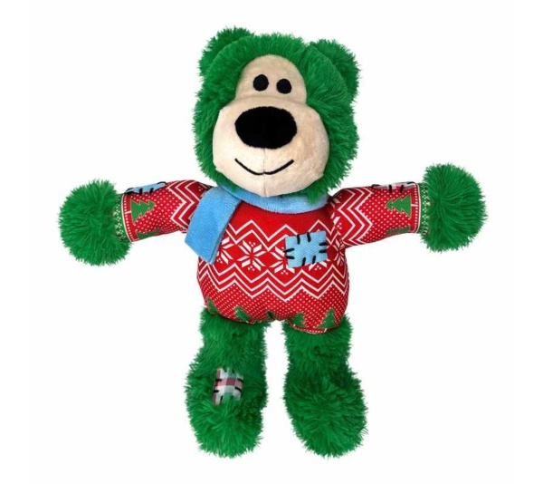 KONG Holiday Wild Knots Bear Assorted  - Md/Lg
