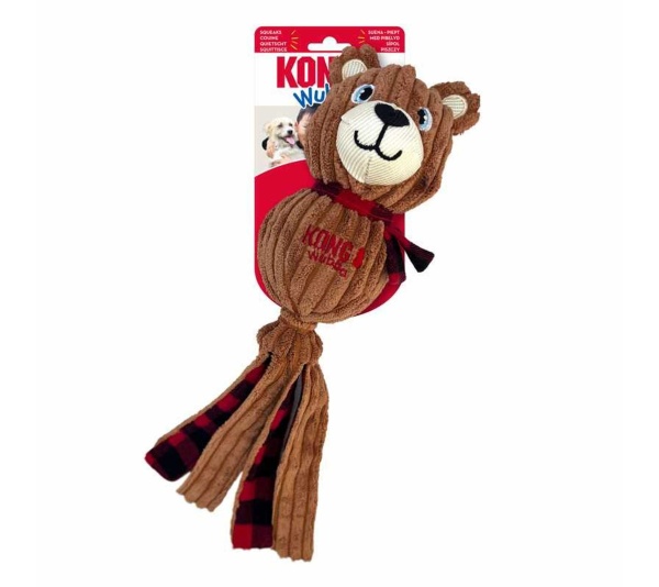 KONG Holiday Wubba(TM) Corduroy Bear Lg